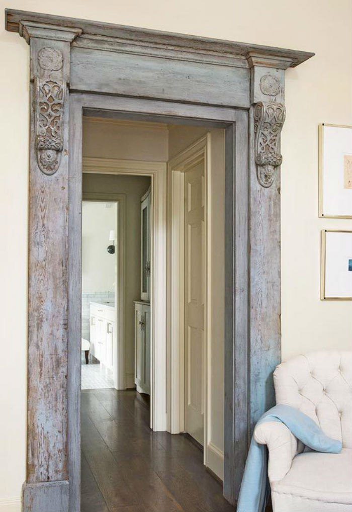  Keep the Door Frame Only to Create a Room Accent